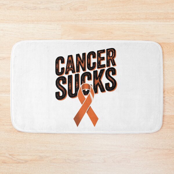 Item preview, Cancer Sucks Orange Ribbon Kidney Cancer Leukemia Awareness designed and sold by Catharsiscath.