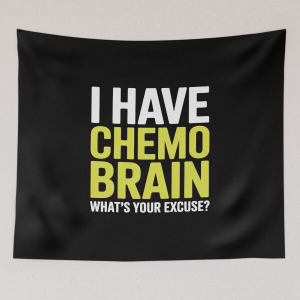 Item preview, Chemo Brain Cancer Awareness Survivor  designed and sold by Catharsiscath.