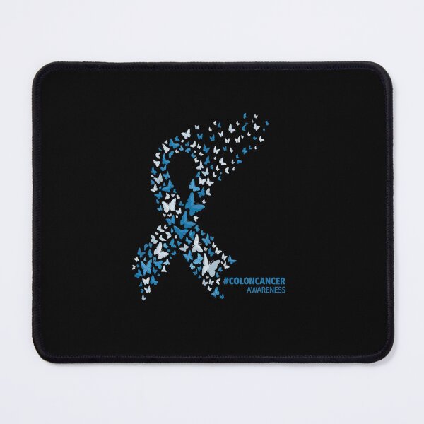 Item preview, Colon Cancer Awareness Colonoscopy Blue Ribbon Butterflies designed and sold by Catharsiscath.