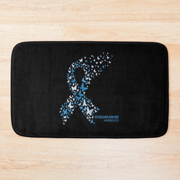 Item preview, Colon Cancer Awareness Colonoscopy Blue Ribbon Butterflies designed and sold by Catharsiscath.