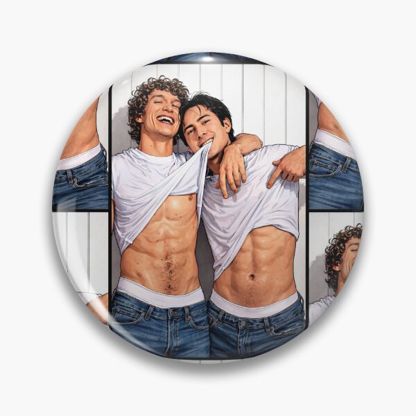 Item preview, Connor Storrie y Hudson Williams luciendo relajados (fan art) designed and sold by PopCultureAndStuff.