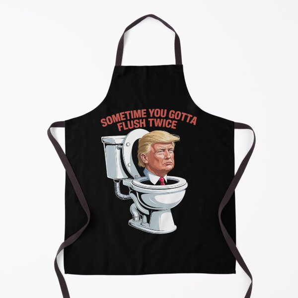Item preview, Anti Trump Sometimes You Gotta Flush Twice designed and sold by MarkLeedsArt.