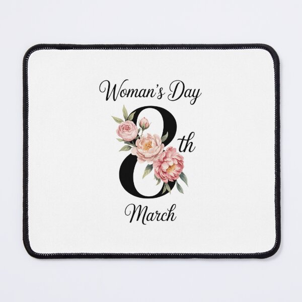 Item preview, Happy Women's Day 8th March Floral designed and sold by EllenJast.
