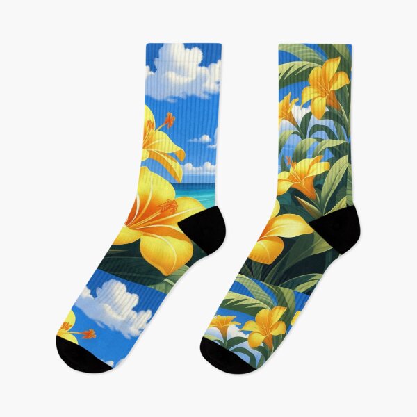 Item preview, Yellow Plumeria Tropical Beach Flowers designed and sold by SassyArtistry.