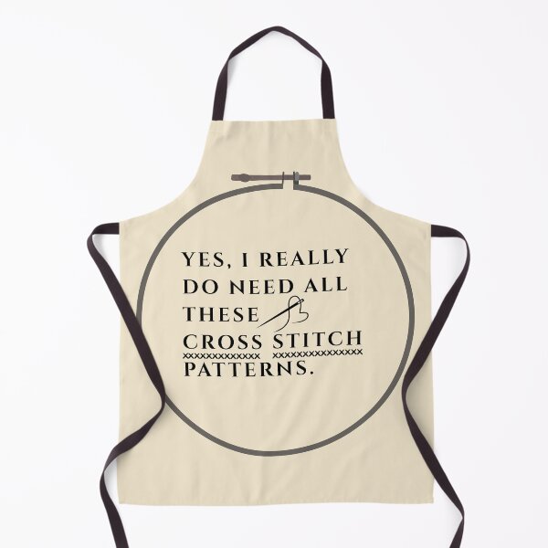 Item preview, Yes, I Really Need All These Cross Stitch Patterns -  X-Stitch Lover - Gift For Cross Stitcher designed and sold by Wiss2Arts.