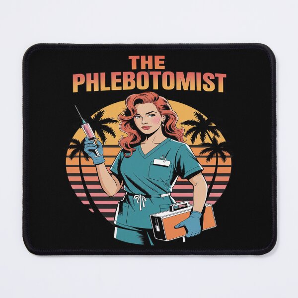 Item preview, Healthcare Blood Draw Medical Humor Phlebotomist 80s Retro designed and sold by ProudForFunny.