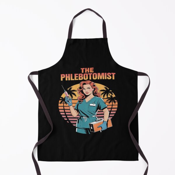 Item preview, Healthcare Blood Draw Medical Humor Phlebotomist 80s Retro designed and sold by ProudForFunny.