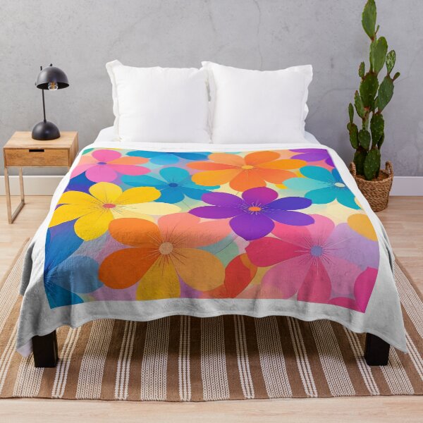 Item preview, Patrón floral abstracto colorido | Ilustración floral vibrante designed and sold by affiliatevera10.