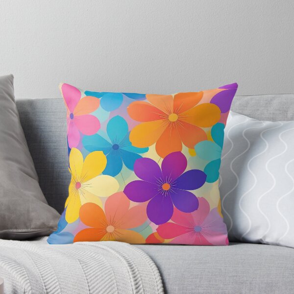 Item preview, Patrón floral abstracto colorido | Ilustración floral vibrante designed and sold by affiliatevera10.