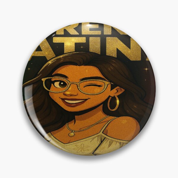 Item preview, Morenita Latina – Sparkling Heritage & Glam Portrait Design designed and sold by "TXSiSsY's TRIUMPH BY GRACE".
