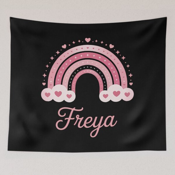 Item preview, Freya Name Personalized Women Pink Rainbow Freya designed and sold by EllenJast.