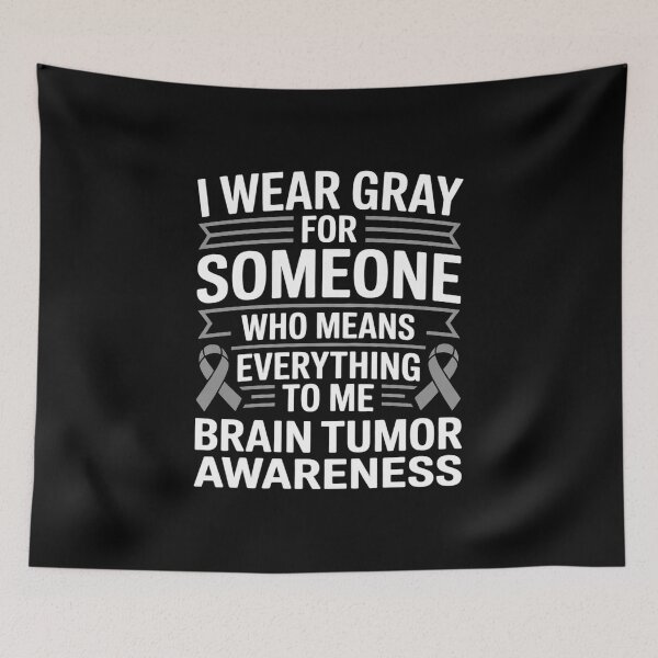 Item preview, Gray Awareness Ribbon - Gift for Brain Cancer Patients  designed and sold by Catharsiscath.