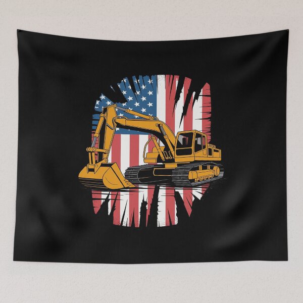 Item preview, Heavy Equipment Operator Heavy Machinery Operator US Flag designed and sold by ProudForFunny.