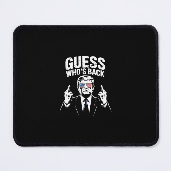 Item preview, Guess Who's Back President Donald Trump Middle Finger designed and sold by SyntaxClaw.
