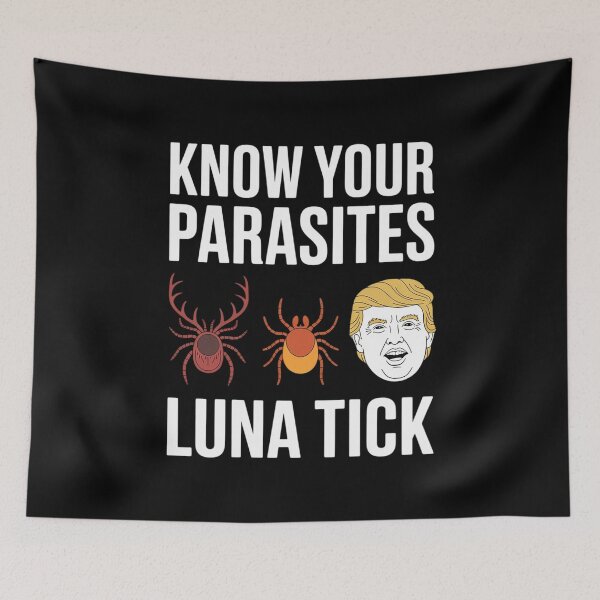 Item preview,  Know Your Parasites Anti Trump Tick 2024 Election designed and sold by MarkLeedsArt.