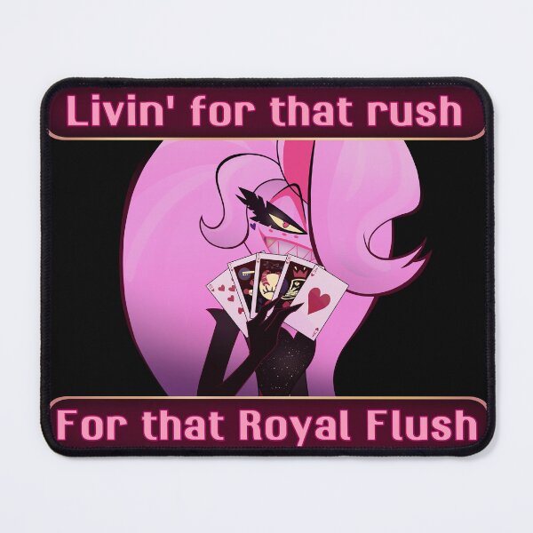 Item preview, Hellaverse - Angel Dust Royal Flush designed and sold by Enter-The-Darkside.