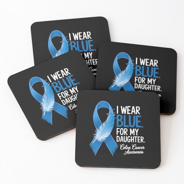 Item preview, I Wear Blue For My Daughter Warrior Colon Cancer Awareness designed and sold by Catharsiscath.