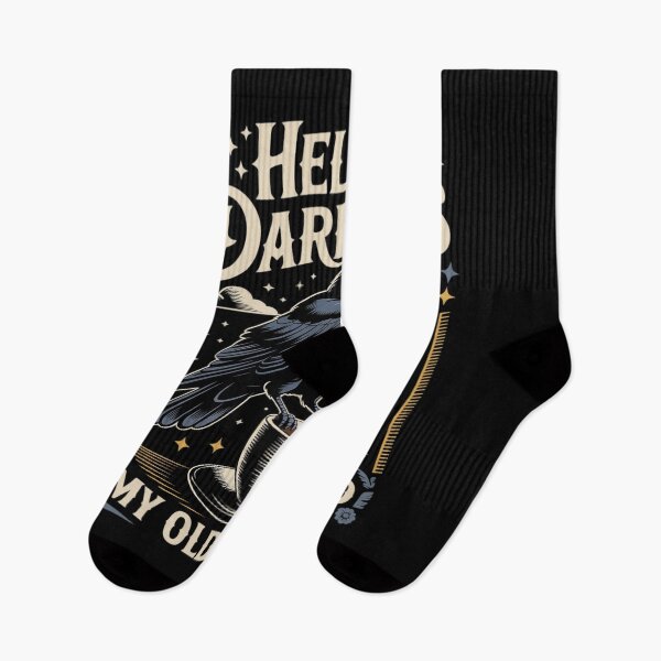 Item preview, Hello Darkness My Old Friend Crow Coffee Spooky Halloween designed and sold by ProudForFunny.