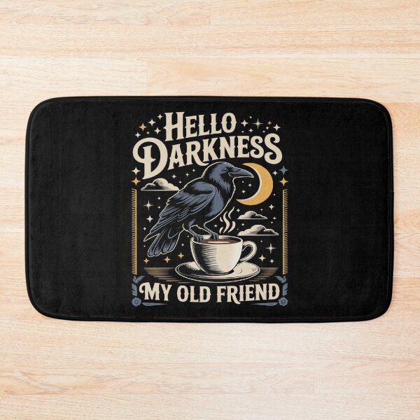 Item preview, Hello Darkness My Old Friend Crow Coffee Spooky Halloween designed and sold by ProudForFunny.