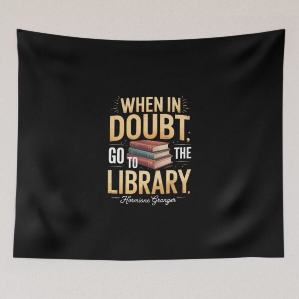 Item preview, When In Doubt Go To The Library designed and sold by DigitaldeligArt.