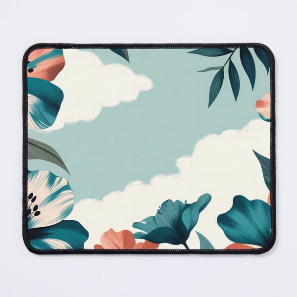 Item preview, Teal and Coral Floral Frame designed and sold by SassyArtistry.