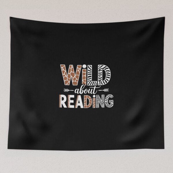 Item preview, Wild About Reading Books Reader Lover Librarian Bookworm  designed and sold by DigitaldeligArt.