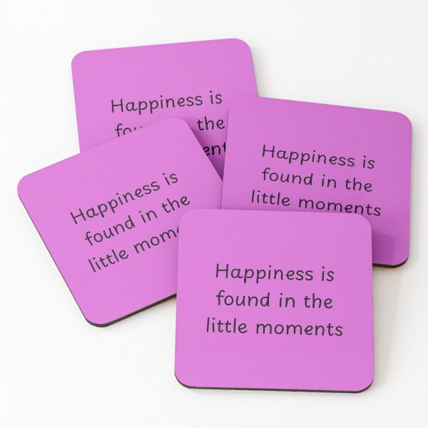 Item preview, Happiness in the little moments | Always enjoy life | Daily optimistic quote designed and sold by dfly-creations.
