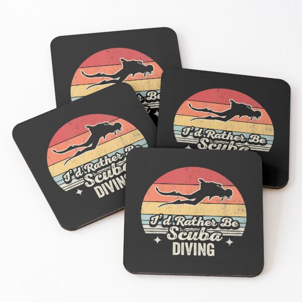 Item preview, I'D Rather Be Scuba Diving Retro Vintage designed and sold by heupelipocko.