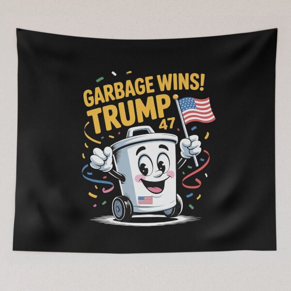 Item preview, Garbage Wins Trump 47 Team Garbage For Trump Elections designed and sold by MarkLeedsArt.