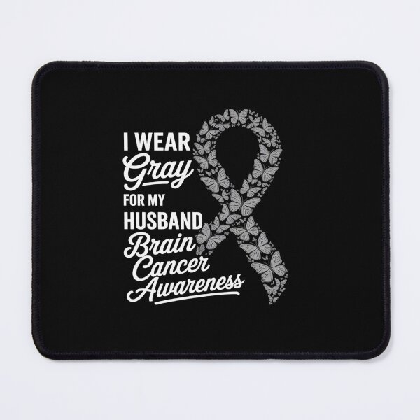 Item preview, I wear Gray for my Husband - Brain Cancer Awareness  designed and sold by Catharsiscath.