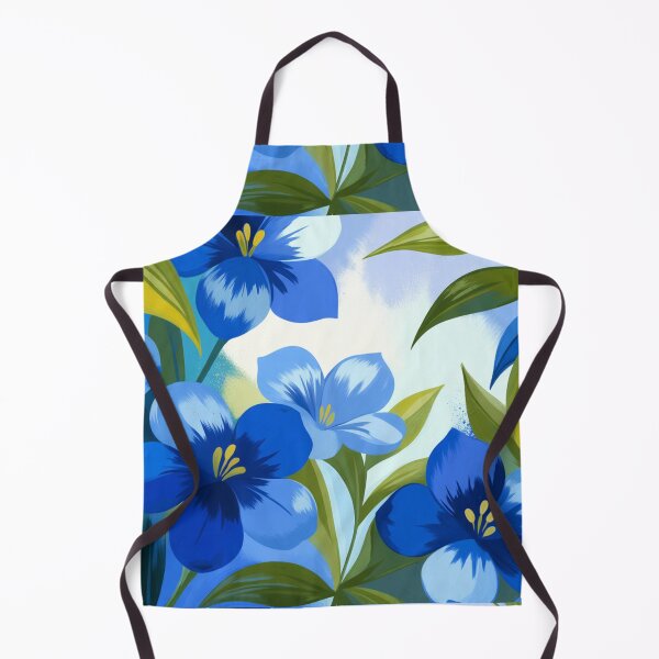 Item preview, Blue Garden Flowers designed and sold by SassyArtistry.