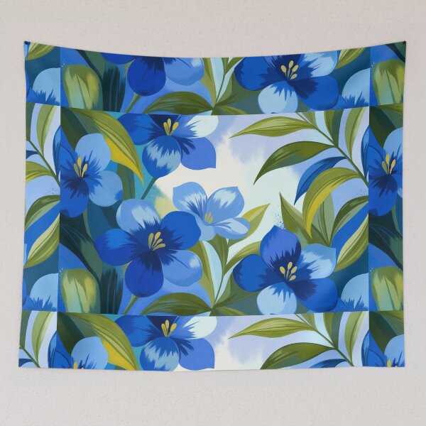 Item preview, Blue Garden Flowers designed and sold by SassyArtistry.