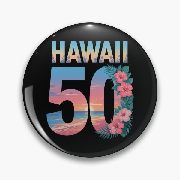 Item preview, Hawaii 50th Birthday Hawaiian Aloha Beach Hibiscus designed and sold by EllenJast.