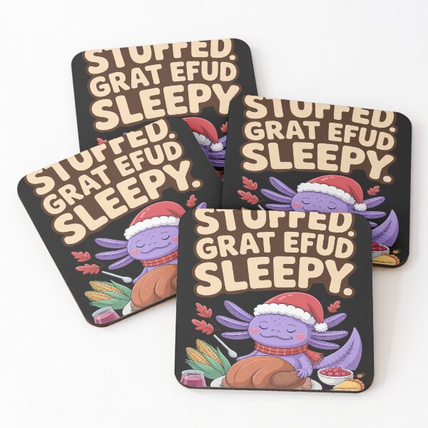 Item preview, Stuffed Grateful Sleepy Axolotl Thanksgiving designed and sold by lamsaoniutoi.