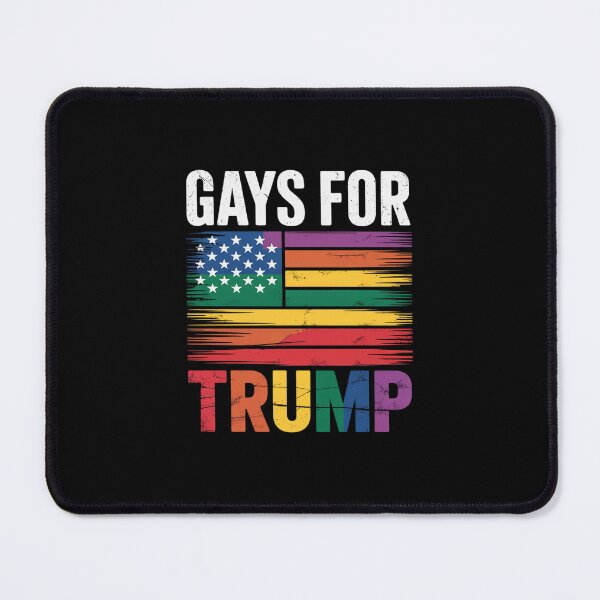 Item preview, Gays For Trump LGBT Pride Gay Rainbow Flag Vote Republican designed and sold by MarkLeedsArt.