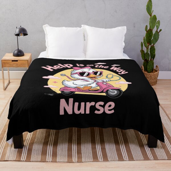 Item preview, Help is On Way Silly Goose School Nurse designed and sold by ProudForFunny.
