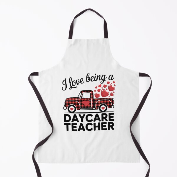 Item preview, I Love Being A Daycare Teacher Cute Flannel Valentine's Day designed and sold by EllenJast.
