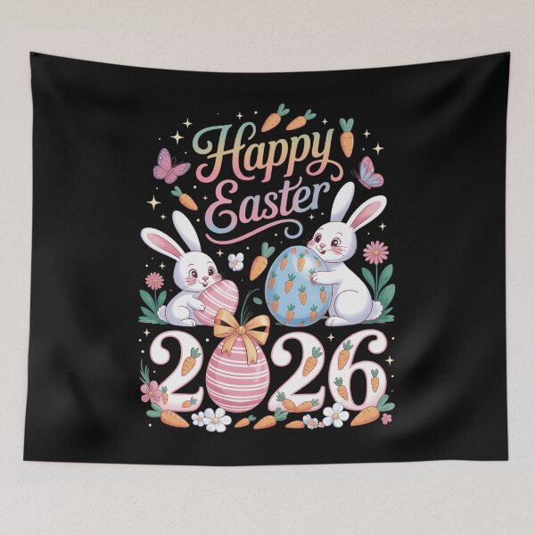 Item preview, Happy Easter 2026 Bunny Rabbit Face Easter Day designed and sold by EllenJast.