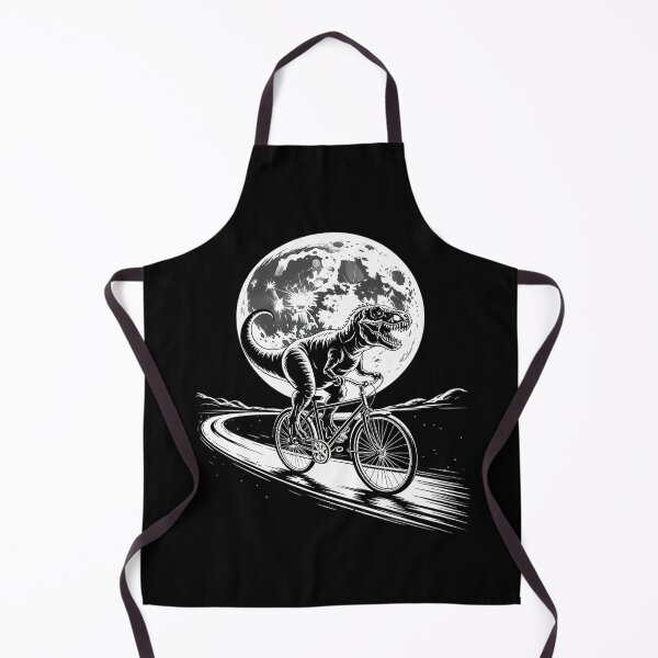 Item preview, Womens Dinosaur T-Rex Riding Bicycle Full Moon,  Dinosaur Dino  designed and sold by DigitaldeligArt.