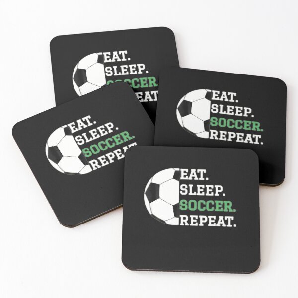 Item preview, Eat Sleep Soccer Repeat Soccer Player Coach Boys Men designed and sold by cordfried3h.