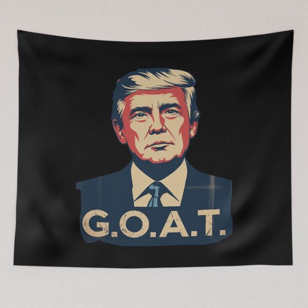 Item preview, GOAT Trump  designed and sold by MarkLeedsArt.