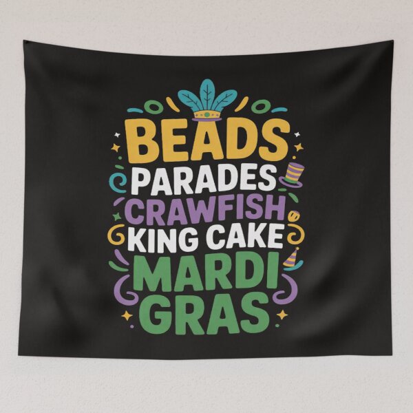 Item preview, Beads Parades Crawfish King Cake Mardi Gras designed and sold by MaryTaylor3.