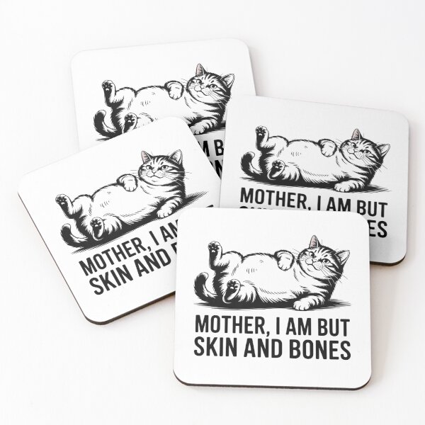 Item preview, Cat Mother I Am But Skin and Bones designed and sold by Clairenity Studio.