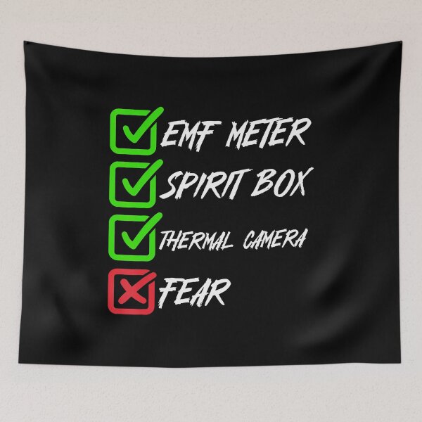 Item preview, Emf Meter Spirit Box Thermal Camera Fear Ghost Hunting designed and sold by caiknelinex.