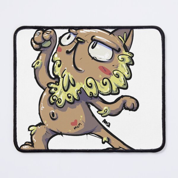 Item preview, Strong Lion designed and sold by Cute & Funny Hand-Drawn Prints | Happy Doodle Friends Shop.
