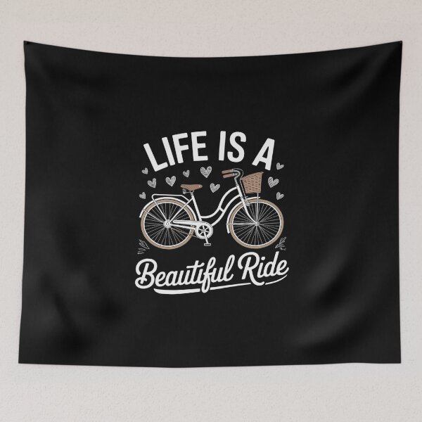 Item preview, Womens Life Is A Beautiful Ride Bicycle Cycle Cycling designed and sold by DigitaldeligArt.
