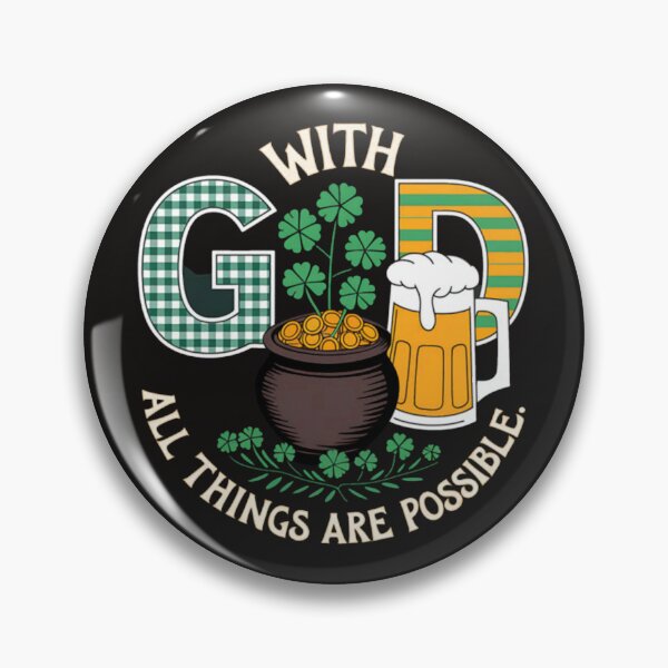 Item preview, With.God All Things Are Possible StPatricks Day designed and sold by MaryTaylor3.