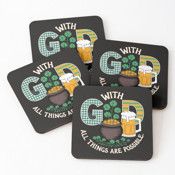 Item preview, With.God All Things Are Possible StPatricks Day designed and sold by MaryTaylor3.