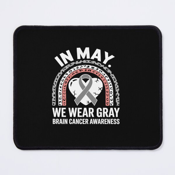 Item preview, In May We Wear Gray Brain Cancer Awareness Ribbon Women designed and sold by Catharsiscath.