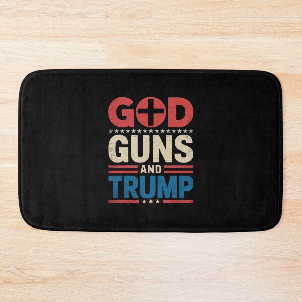 Item preview, God Guns And Trump American Flag Patriot designed and sold by MarkLeedsArt.